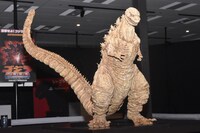 「シン・ゴジラ」に登場するゴジラの雛形模型。