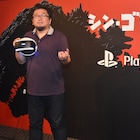 樋口真嗣「シン・ゴジラ」VRコンテンツを体験、迫りくる巨大ゴジラに大興奮