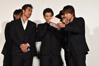 「HiGH&LOW THE MOVIE」大ヒット舞台挨拶の様子。