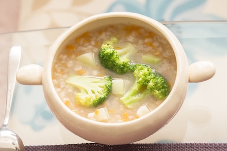 冬野菜の雑穀スープ