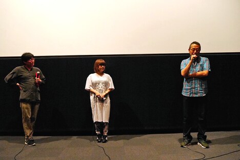 8月5日に開催された「溺れるナイフ」試写会プレトークの様子。