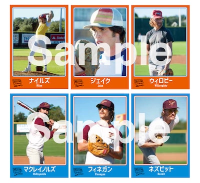 「エブリバディ・ウォンツ・サム!! 世界はボクらの手の中に」前売り特典カード。上段は「フレッシュ！新入部員セット」、下段は「最強！先輩部員セット」。