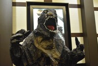 コスプレ衣装を着用して劇場を訪れたファン。