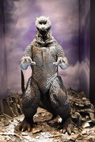 「大ゴジラ特撮王国 YOKOHAMA」展示の様子。