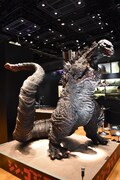 「大ゴジラ特撮王国 YOKOHAMA」展示の様子。