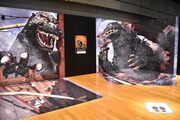 「大ゴジラ特撮王国 YOKOHAMA」展示の様子。