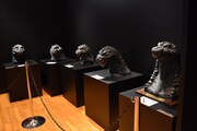 「大ゴジラ特撮王国 YOKOHAMA」展示の様子。