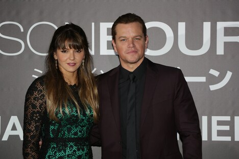 左からルシアナ・ボザン・バロッソ、マット・デイモン。