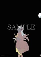 「傷物語〈III冷血篇〉」前売り券特典のクリアファイル。