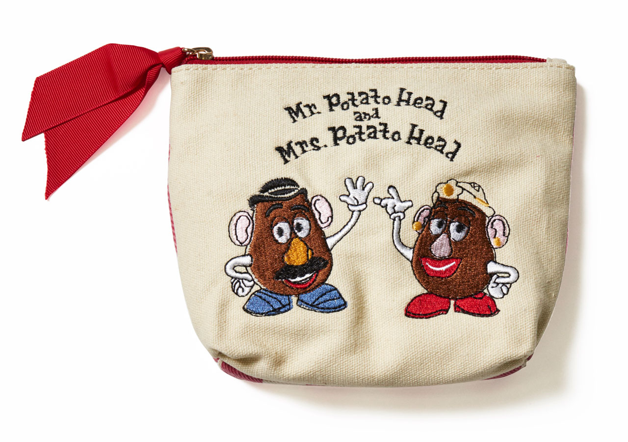 Heather ポーチ（2700円）(c)Disney/Pixar MR.POTATO HEAD & MRS. POTATO HEAD are trademarks of Hasbro used with permission. (c)Hasbro. All Rights Reserved.