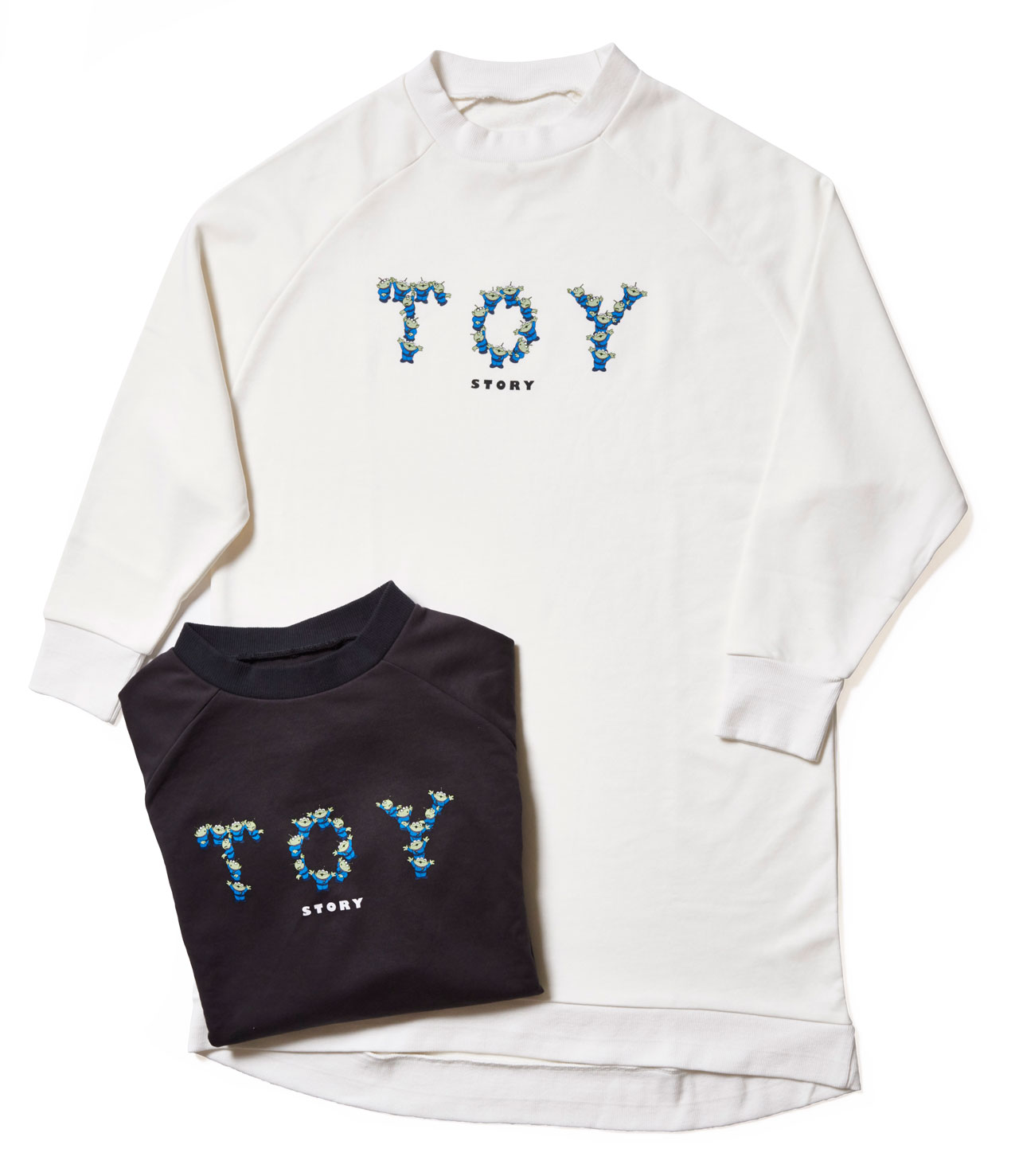 one after another NICE CLAUP スウェットワンピース（各5940円）(c)Disney/Pixar