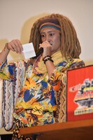 プレゼント抽選会の様子。