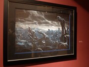 ジェームズ・キャメロンによる「エイリアン2」のコンセプトアート。