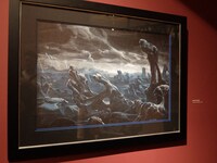 ジェームズ・キャメロンによる「エイリアン2」のコンセプトアート。