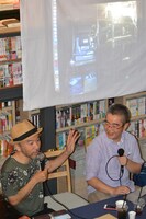 「塚本晋也『野火』全記録」トークイベントの様子。