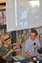 「塚本晋也『野火』全記録」トークイベントの様子。