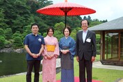 「おとめ桜」記者会見の様子。
