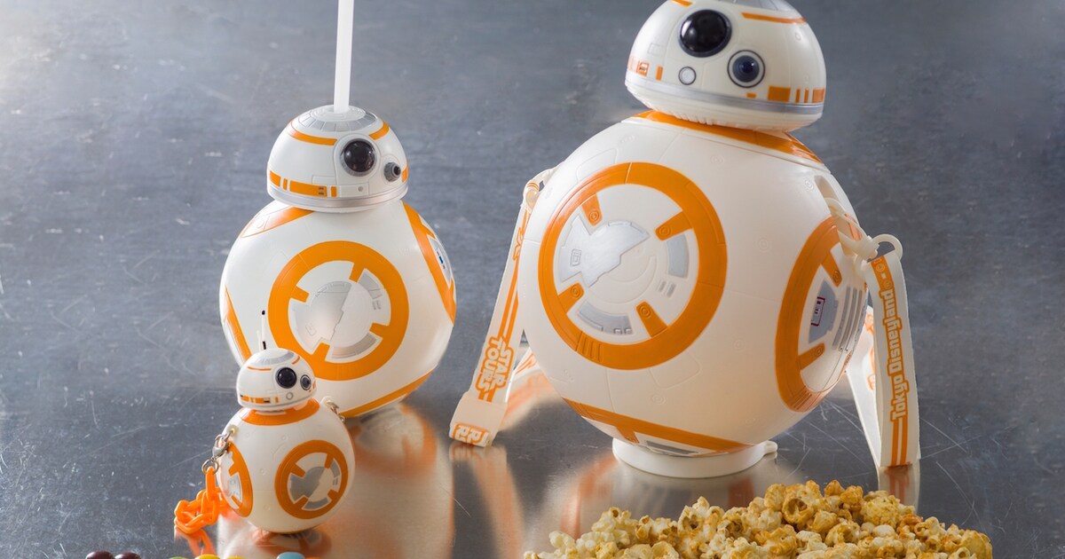 東京ディズニーランドで「スター・ウォーズ」BB-8のポップコーン 