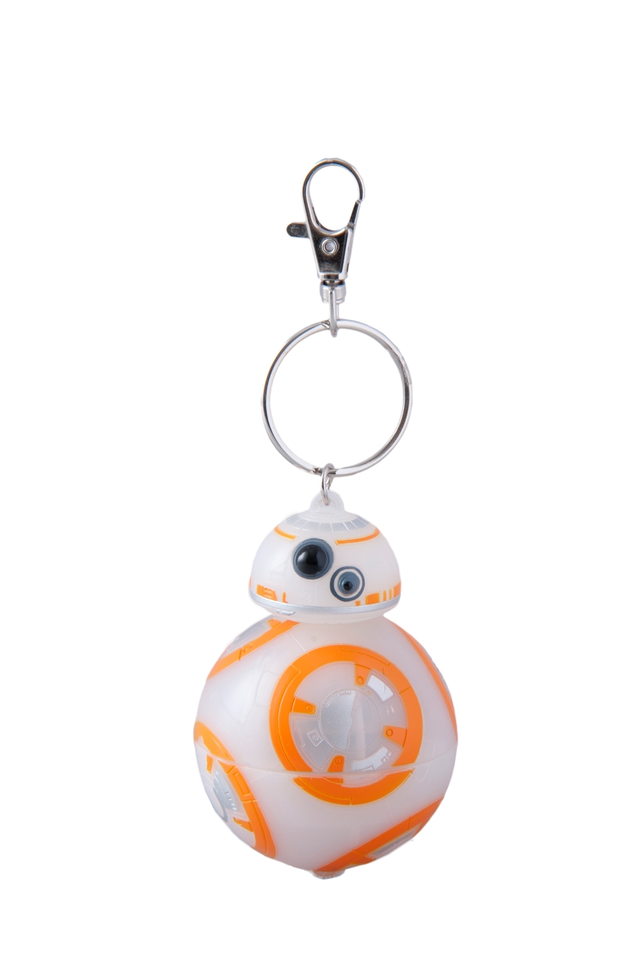 BB-8のライティングキーチェーン（1400円）。