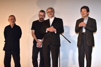 「レッドタートル ある島の物語」完成披露舞台挨拶の様子。