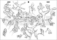 吉成曜が描いたラフスケッチ。