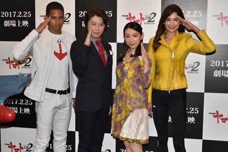 「宇宙戦艦ヤマト2202 愛の戦士たち」製作発表会の様子。