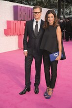 コリン・ファース（左）と妻のリビア・ファース（右）。