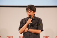 京都国際映画祭2016のプログラム会見に出席した森達也。