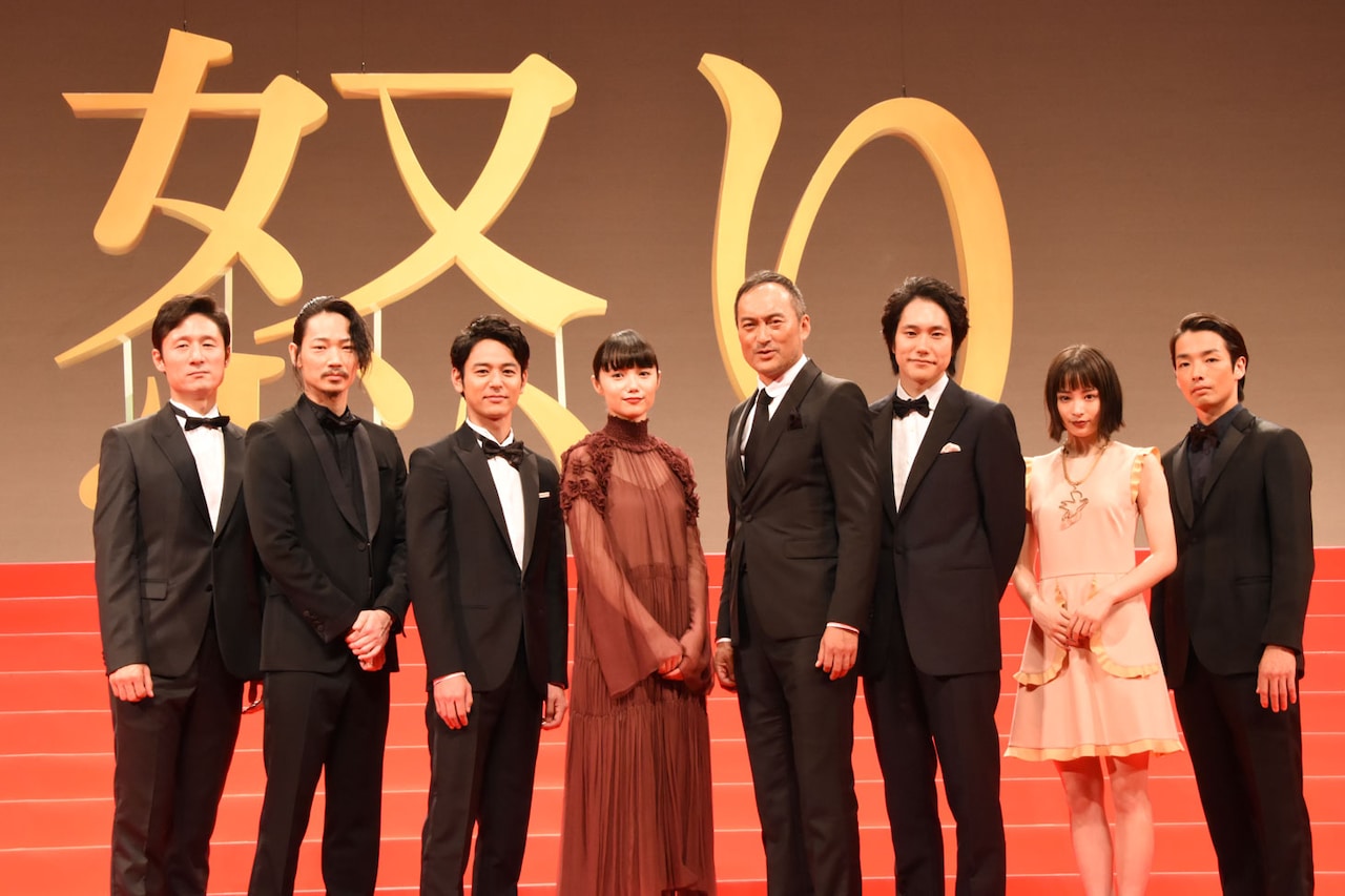 渡辺謙主演「怒り」プレミア、綾野剛「映画を観て何年かぶりに愛おしい涙を流した」