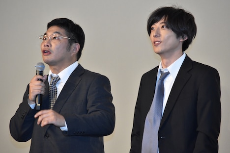 「シン・ゴジラ」舞台挨拶の様子。