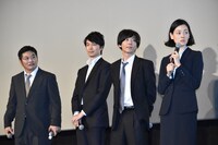 「シン・ゴジラ」舞台挨拶の様子。