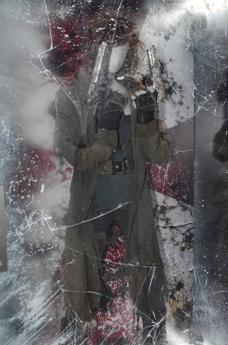 「バイオハザード：ザ・ファイナル」の撮影にてミラ・ジョヴォヴィッチが実際に着用した衣装。