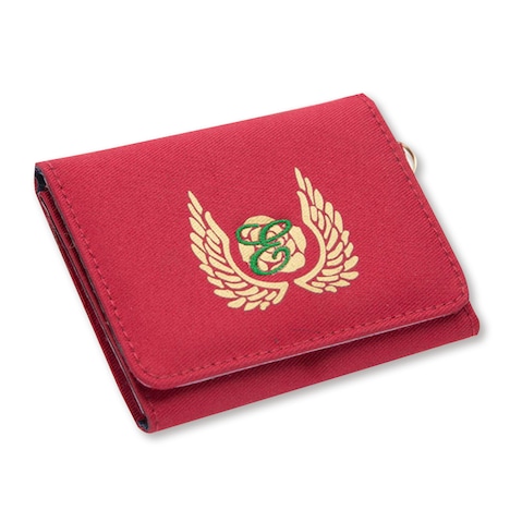 「KING OF PRISM by PrettyRhythm プリズムスタァ公式ファンブック」付録のエーデルローズ生徒手帳型カードケース。