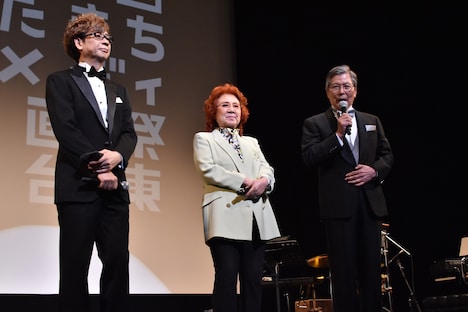 「声優口演ライブ したコメ meets 小津安二郎」の様子。