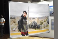 写真展の様子。