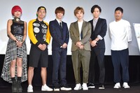 「サマーソング」初日舞台挨拶の様子。