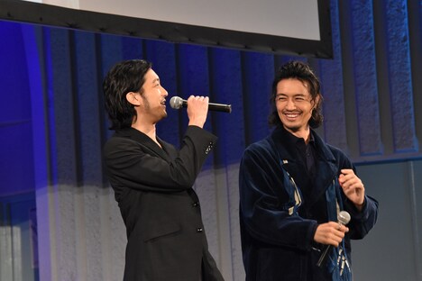 左から金子ノブアキ、齊藤工（斎藤工）。