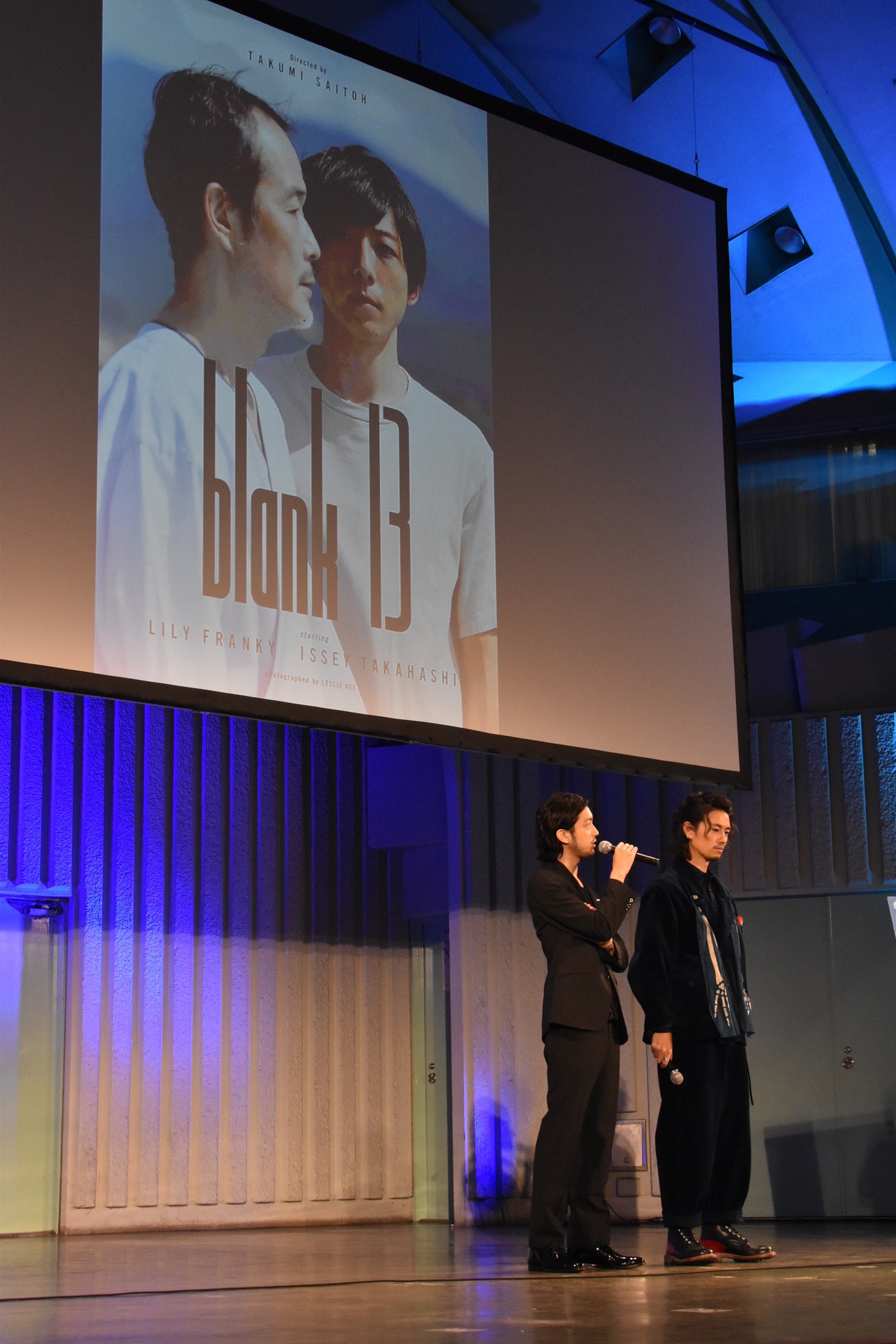 「blank13」発表会の様子。