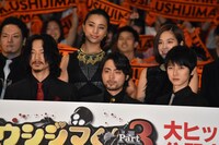 「闇金ウシジマくん Part3」初日舞台挨拶の様子。