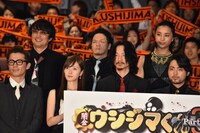 「闇金ウシジマくん Part3」初日舞台挨拶の様子。