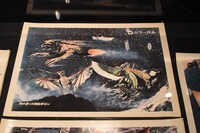 昭和ガメラのロビーカード（上映劇場に貼られる宣伝物の一種）。