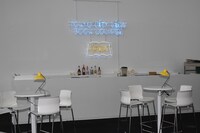 ガメラバーガーやスムージーを購入できる飲食コーナー。