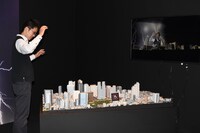 自分が巨大怪獣になったかのような感覚を、映像を通して楽しめるコーナー。