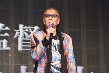 映画「ジョジョの奇妙な冒険 ダイヤモンドは砕けない 第一章」記者会見より、三池崇史監督。