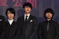 「ジョジョの奇妙な冒険 ダイヤモンドは砕けない 第一章」記者会見の様子。