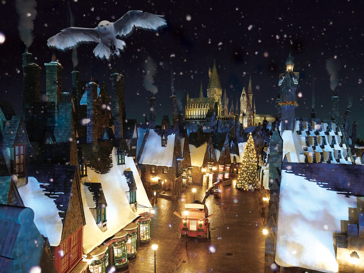 Usj ハリー ポッター エリアがクリスマス一色に ツリー点灯の 魔法体験 映画ナタリー Usj ハリー ポッター エリアがクリスマス一色に ツリー点灯の 魔法体験 映画ナタリー