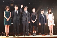 「ボクの妻と結婚してください。」完成披露舞台挨拶の様子。