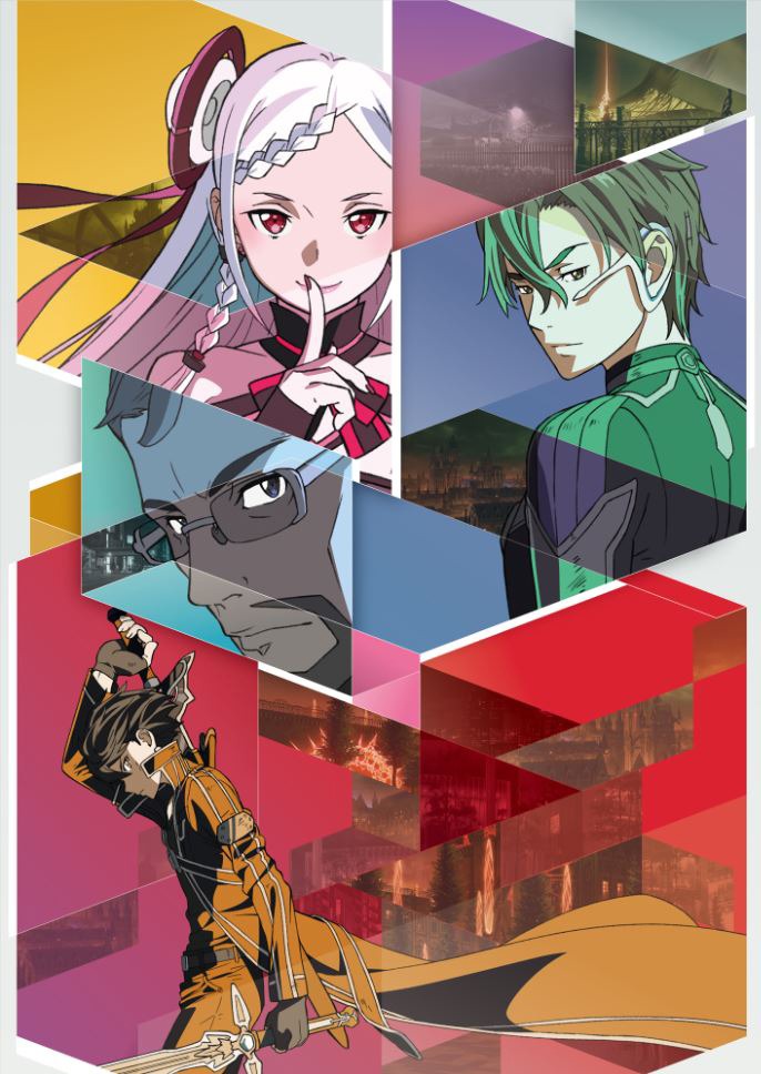 「劇場版 ソードアート・オンライン -オーディナル・スケール-」より、新キャラクターのユナ（上段左）、エイジ（上段右）、重村（中段左）。