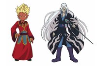 「映画 妖怪ウォッチ 空飛ぶクジラとダブル世界の大冒険だニャン！」より、アニメ版エンマ大王（左）とアニメ版ぬらりひょん（右）。