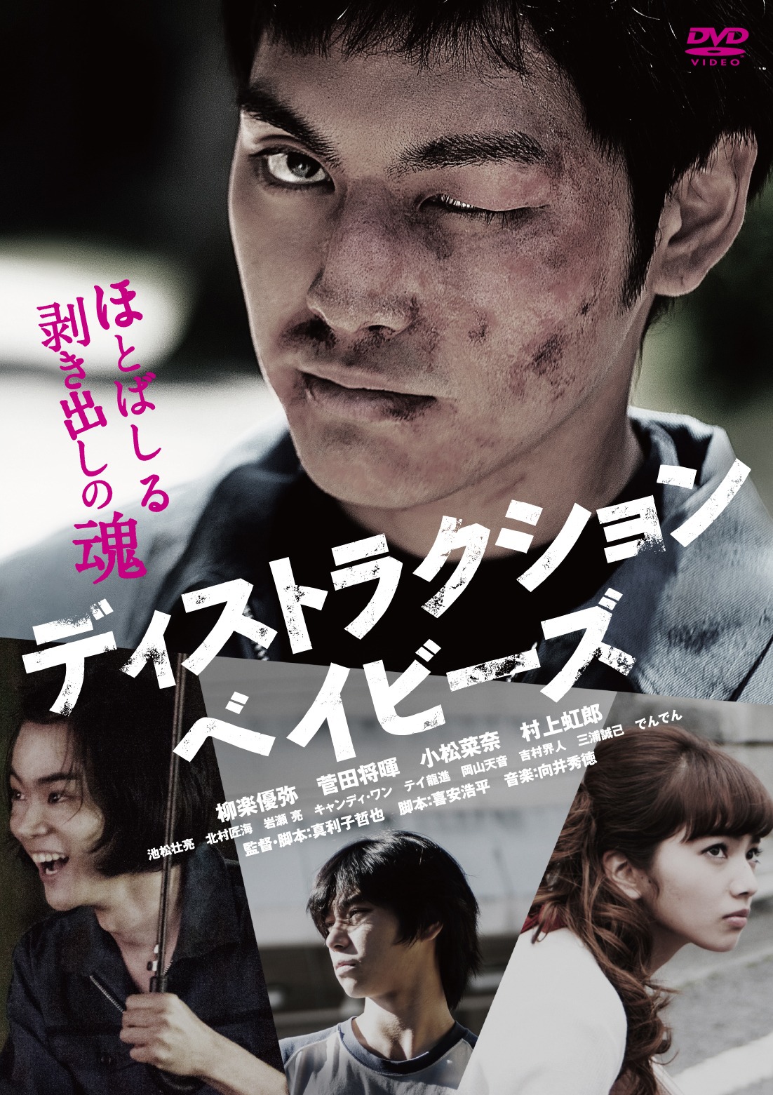 「ディストラクション・ベイビーズ」レンタルDVDジャケット (c)2016「ディストラクション・ベイビーズ」製作委員会